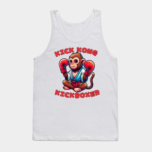 Kickboxing monkey Tank Top